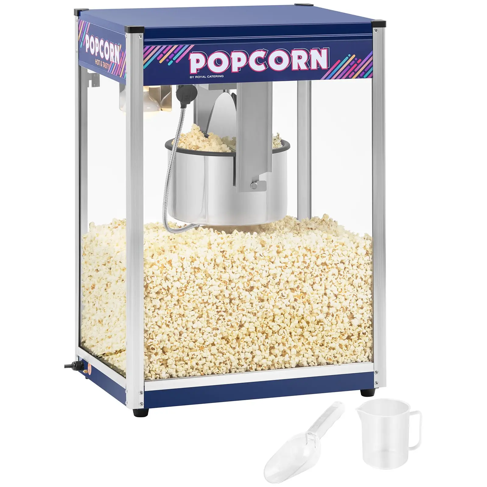 Popcornmaskin - Blå - XXL - 16 oz