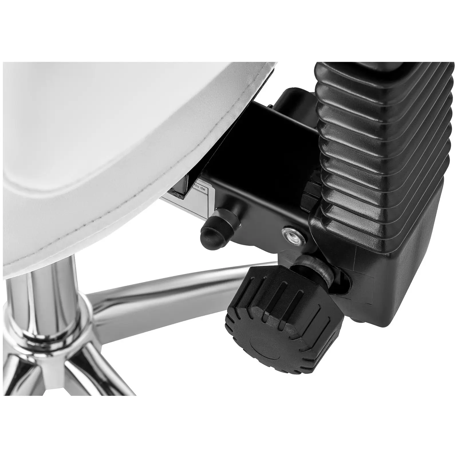 Sadelstol med ryggstøtte - 550 - 690 mm - 150 kg - Fiolett