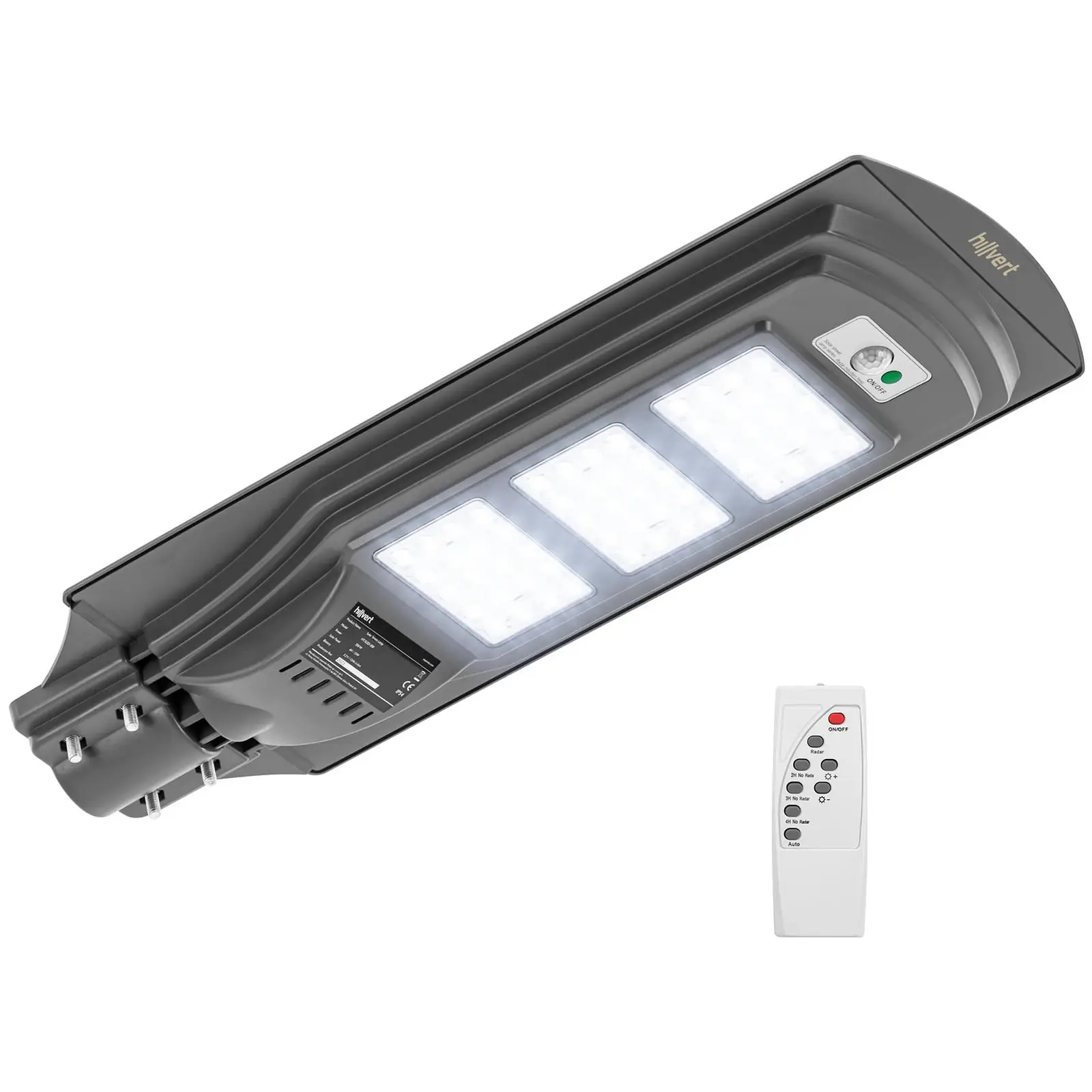 Solar utendørs lys - Bevegelsessensor - 300 W - 6000 - 6500 K - 14 - 16 t - IP 54