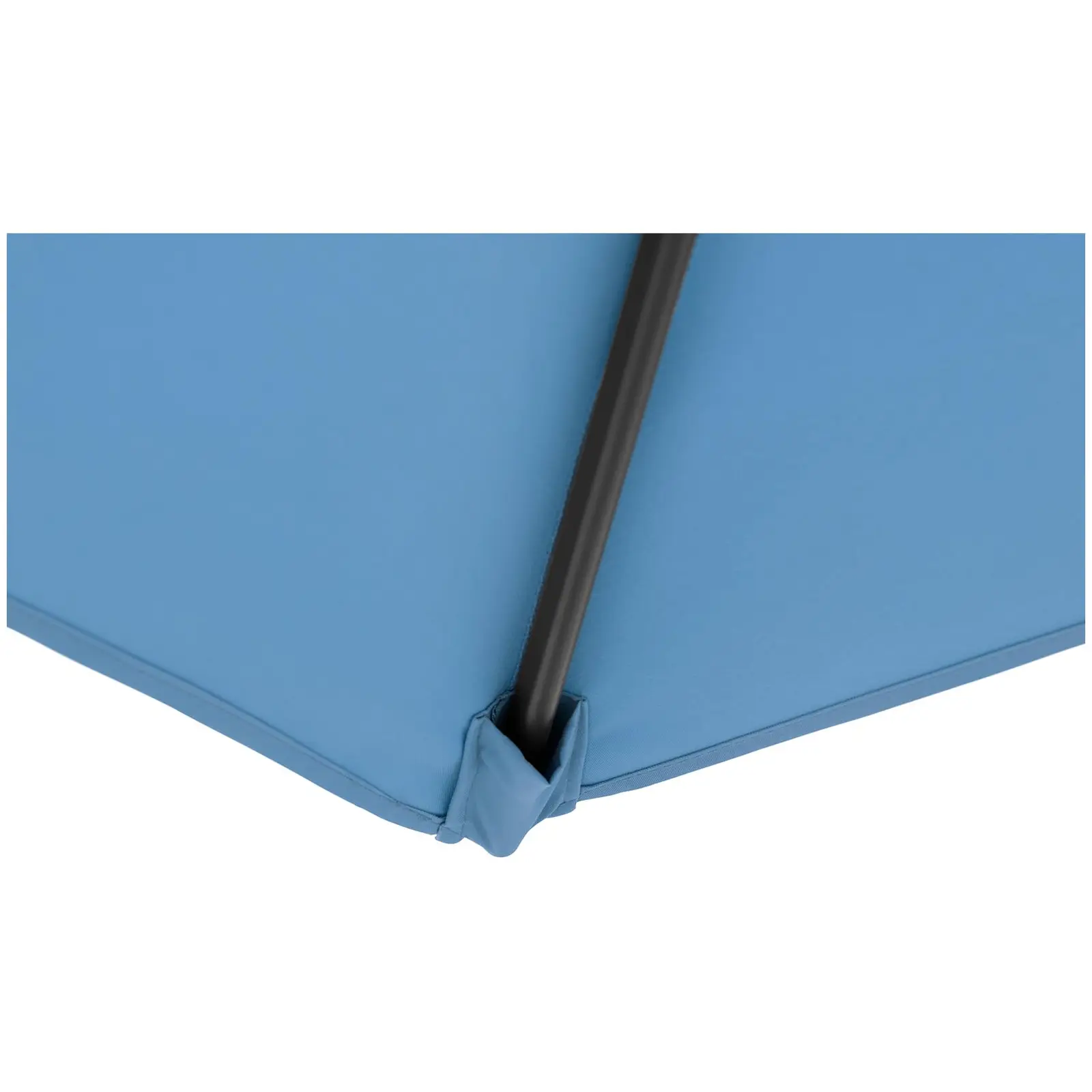 Hengeparasoll - blå - rektangulær - 250 x 250 cm - kan skråstilles