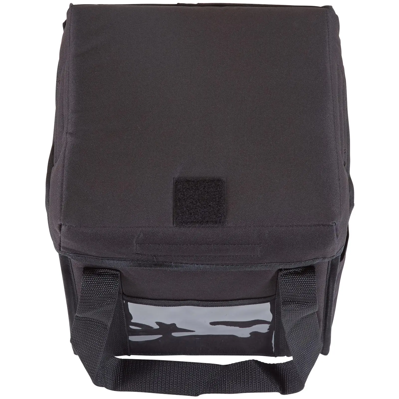 Varmebag for mat - 25.5 x 25.5 x 28 cm - Black - sammenleggbar